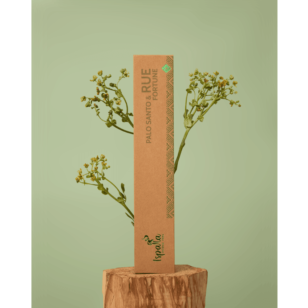 tisztítás, védelem, jószerencse - Palo Santo fával, perui rutalevél porával